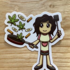 Marge Bite Me Podcast Sticker