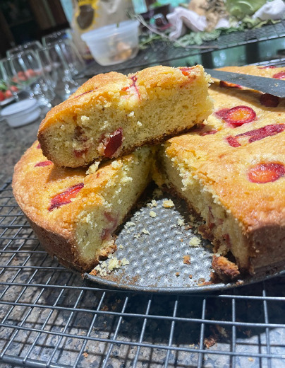 Cannabis Plum Torte Recipe