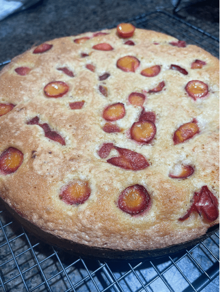 Cannabis Infused Plum Torte Recipe